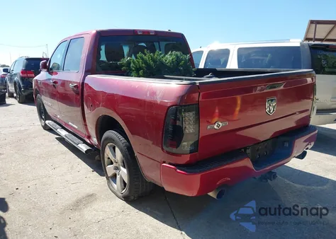 2012 Ram 1500 Slt from USA, damaged, VIN 1C6RD6LT2CS246987